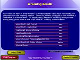 Driving Health Inventory Results Page Sample Animation
